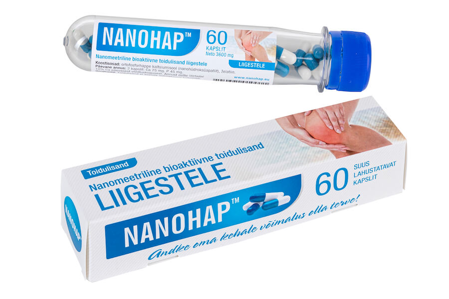 NANOHAP™ bioloogiliselt aktiivne nanomeetriline kaltsiumiühend liigestele