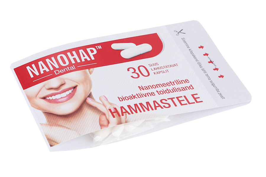 NANOHAP™ Dental - nanomeetriline bioaktiivne toidulisand hammastele